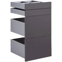 hom'in Schubladenset Unit in Anthrazit