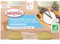 Babybio BRASSÉ BREBIS MIRABELLE VANILLE dès 6 mois Aliment 260 g