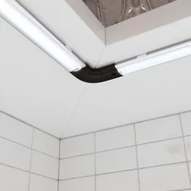 PARLAT LED Unterbauleuchte 1 silber matt flach 90 cm