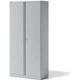 BISLEY Stahlschrank Essentials YECB09194S645 lichtgrau 4 Fachböden 91,4 x 47,0 x 197,0 cm, aufgebaut, 1 St.