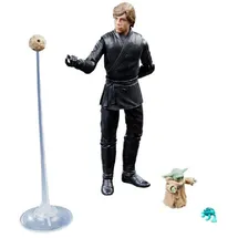 Hasbro Star Wars Actionfigur Luke Skywalker und Grogu 15 cm - Schwarz/Mehrfarbig