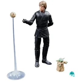 Hasbro Star Wars Actionfigur Luke Skywalker und Grogu 15 cm - Schwarz/Mehrfarbig