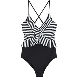 bonprix Badeanzug Damen Schwarz 40