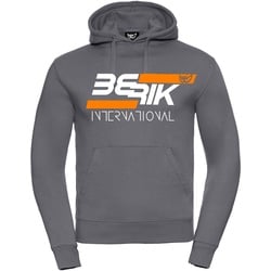 Berik International Hoodie, grau-weiss, Größe M für Männer