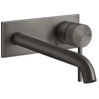 GESSI 316 Intreccio Waschtisch-Wand-Einhebelmischer 171-201mm - Metall schwarz gebürstet