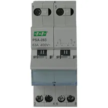 F&F Netzumschalter Umschalter Netz Aggregat 1-0-2 63A 2-polig PSA-263