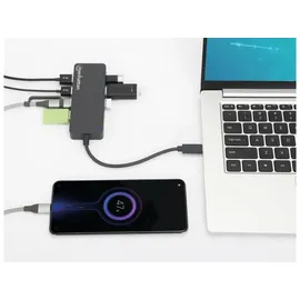 Manhattan 7-Port USB 3.0-Hub Schwarz