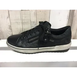 REMONTE Plateausneaker , Freizeitschuh, Halbschuh, Schnürschuh mit Außenreißverschluss Remonte schwarz 36