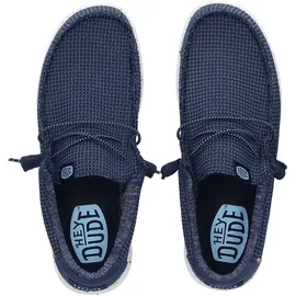 HEYDUDE Hey Dude Wally Sport Mesh Schuhe Herren, blau 44 EU