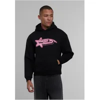 Mister Tee Lost Soul Fluffy Hoody in Schwarz, Größe