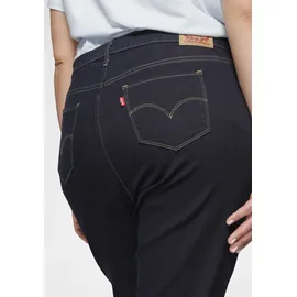 Levi's Plus Size 314 Shaping Straight Jeans, Dark Indigo - Flat Finish, 16 Lang EU