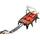 Petzl Steigeisen Aluminium One Size orange