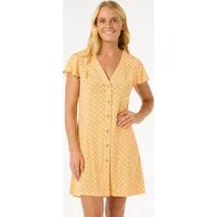 Rip Curl San Carlos Button Mini Kurzes Kurzarmkleid -