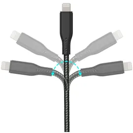 Terratec USB-C auf Lightning 2 m Schwarz