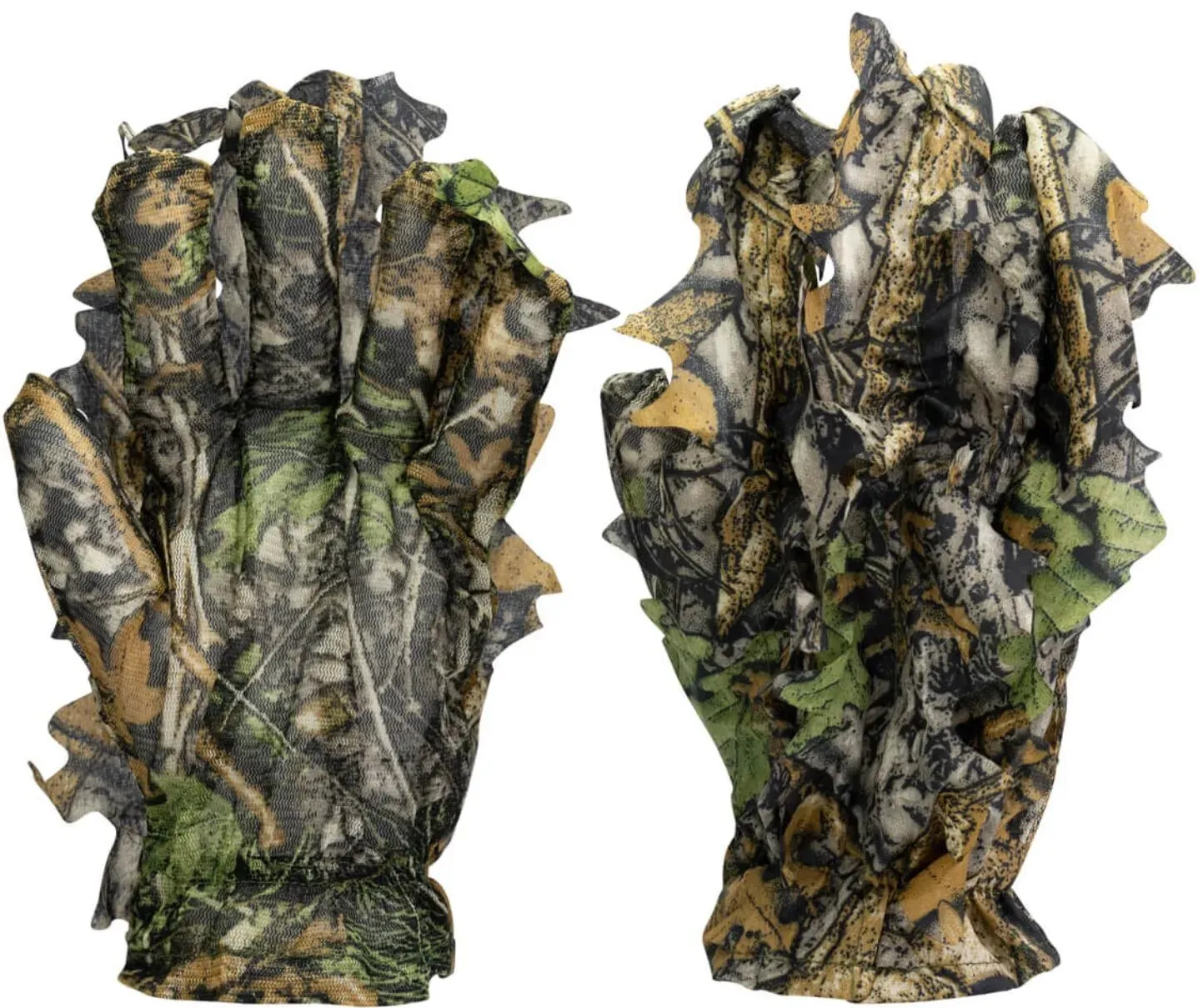 BUTEO PHOTO GEAR Tarnhandschuhe Camouflage 3D Blätter
