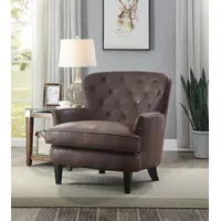 Atlantic Home Collection Sessel »Leo«, mit Taschenfederkern braun