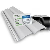 HEXIM Verkleidungspaneel HEXIM Weiß 24 St. 9,84 x 0,0