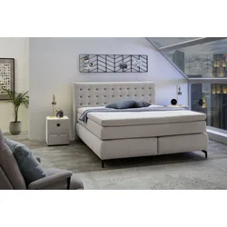 Boxspringbett JESSICA - grau