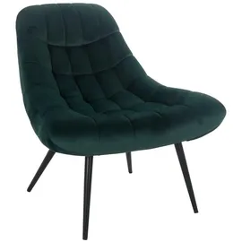 SalesFever Sessel XXL Samt Metall schwarz