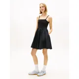 Tommy Hilfiger Spaghettikleid Minikleid Schwarz L