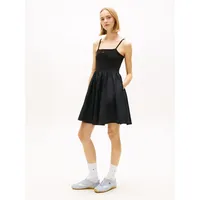 Tommy Hilfiger Spaghettikleid Minikleid Schwarz L