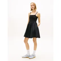 Tommy Hilfiger Spaghettikleid Minikleid Schwarz L