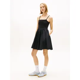 Tommy Hilfiger Spaghettikleid Minikleid Schwarz L