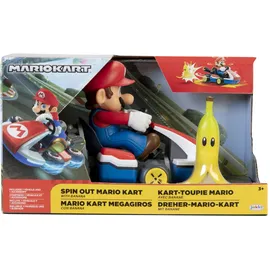 Jakks Pacific Nintendo Super Mario Kart Mario Spin-Out Racer, 6 cm, Bunt