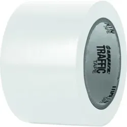 A.M.P.E.R.E. Traffic Tape Standard 0,15 mm Dicke 75mm x 33m Weiß