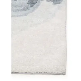 benuta pop Waschbarer Kurzflor Teppich Grau, Textil, Abstrakt, Rechteckig, 160x1 cm Gots, waschbar, Teppiche - Moderner Kurzflor-Teppich für Wohnzimmer