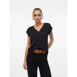 Vero Moda VMBELLA SL Lace Top Schwarz M