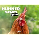 HEEL VERLAG Kalender Hühner Memes 2026 Eintragkalender