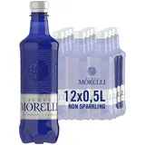 12 x Pet Acqua Aqua Morelli Non Sparkling Mineralwasser ohne Kohlensäure a 0,5l