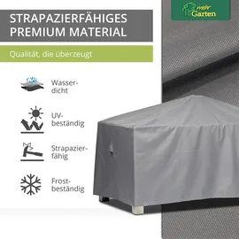 mehr Garten Premium Gartentisch-Schutzhülle 265 x 115 x 71 cm Grau