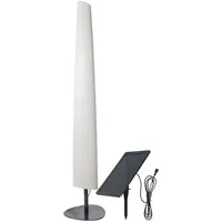Lumisky Solarstraßenleuchte Polyethylen H160 cm 1 Stück weiß