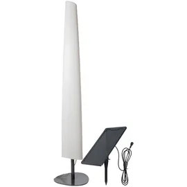Lumisky Solarstraßenleuchte Polyethylen H160 cm 1 Stück weiß