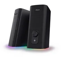 Trust Gaming GXT 612 Cetic Bluetooth Lautsprecher 2.0, PC Lautsprecher mit RGB LED Beleuchtung, 18W (10W RMS), 76% Recyclingkunststoff, USB-Betrieb...