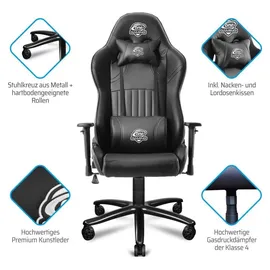 One Gaming Chair Pro Gaming-Stuhl Schwarz