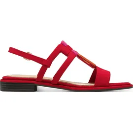 Marco Tozzi Da.-SandaletteModel 2810742 für Damen, rot, Größe 39 EU