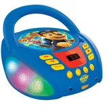 Lexibook - Paw Patrol - Bluetooth-CD-Player für Kinder - Tragbar, Lichteffekte, Mikrofonbuchse, Aux-In, Akku oder Netz, Mädchen, Jungen, Blau/Rot, RCD109PALXB