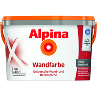 Alpina Wandfarbe weiß matt 10 l