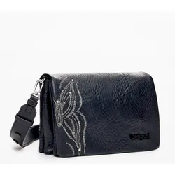 Desigual Schultertasche Goodall Dortmund Flap 2.0 Black