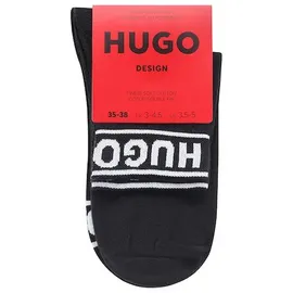 Hugo Freizeitsocken 2 Paare Schwarz 39-42