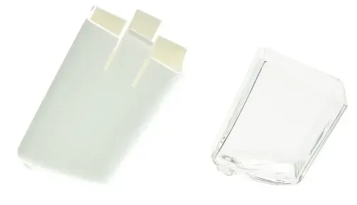 Aktivkohlefiltergehäuse mit Glasinlet für das Megahome Destilliergerät, weiß