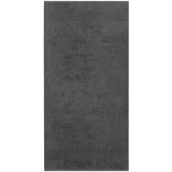 Villeroy & Boch Handtuch - One, Walkfrottier, Handtuch, Baumwolle Dunkelgrau 50x100 cm