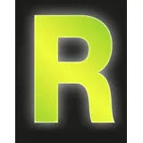 CONACORD Klebebuchstabe R Reflektierend 8 cm Gelb