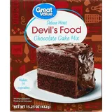 GREAT VALUE Deluxe Moist 'Devil's Food' Chocolate Cake  Mix 432 gr aus USA