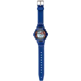 Scout The Digi 280308001 Gehäusefarbe Blau Silikonarmband Blau