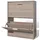 vidaXL Schuhschrank 70 x 11 x 9 cm braun / Eichen-Optik