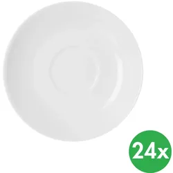 MONA Cappuccino Untertasse, Durchmesser 14,5 cm, Porzellan, 24 Stück